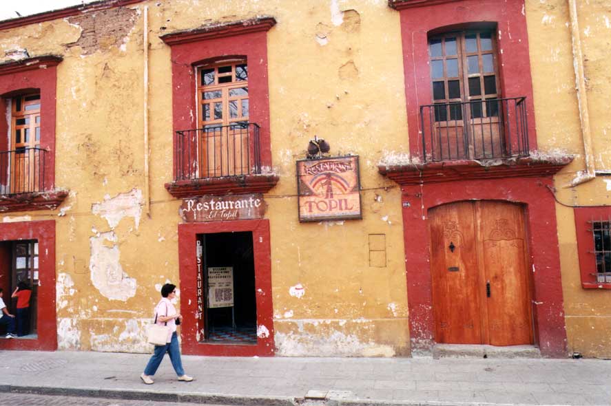 Here is Restaurante El Topil, a wonderful place for home cooked meals.  We had several dishes, including handmade corn tortilla quesadillas that melted in your mouth.  They also serve several mole dishes.  Every dish had great flavors and everyone left with smiles on their faces.