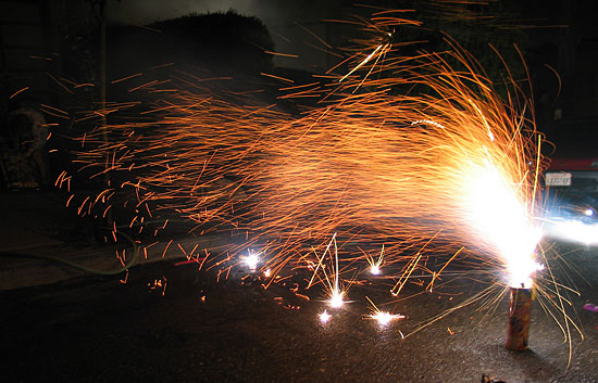 Windy 4th of July Fireworks