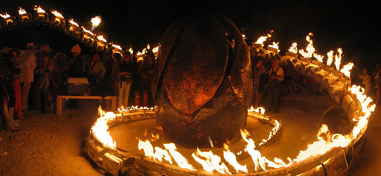 Burning Man (panoramas) 'Metal Fire Snake'