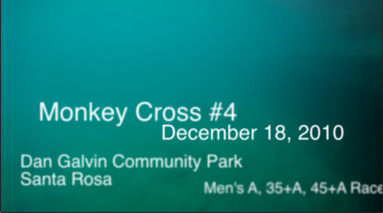 2010 Bike Monkey Cross Race 4 – Mens A Video
