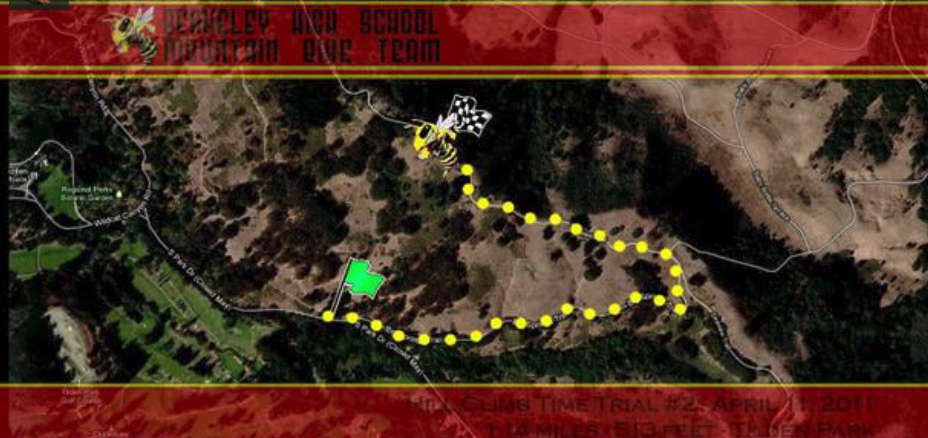 2011 Berkeley High School MTB Hill Climb Time Trial #2 Video